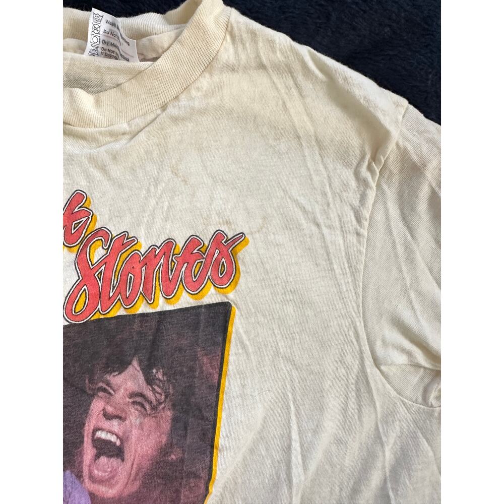 SUPER RARE VINTAGE 1983 ROLLING STONES LET'S SPEND THE NIGHT TOGETHER TEE UNISEX - Picture 8 of 9